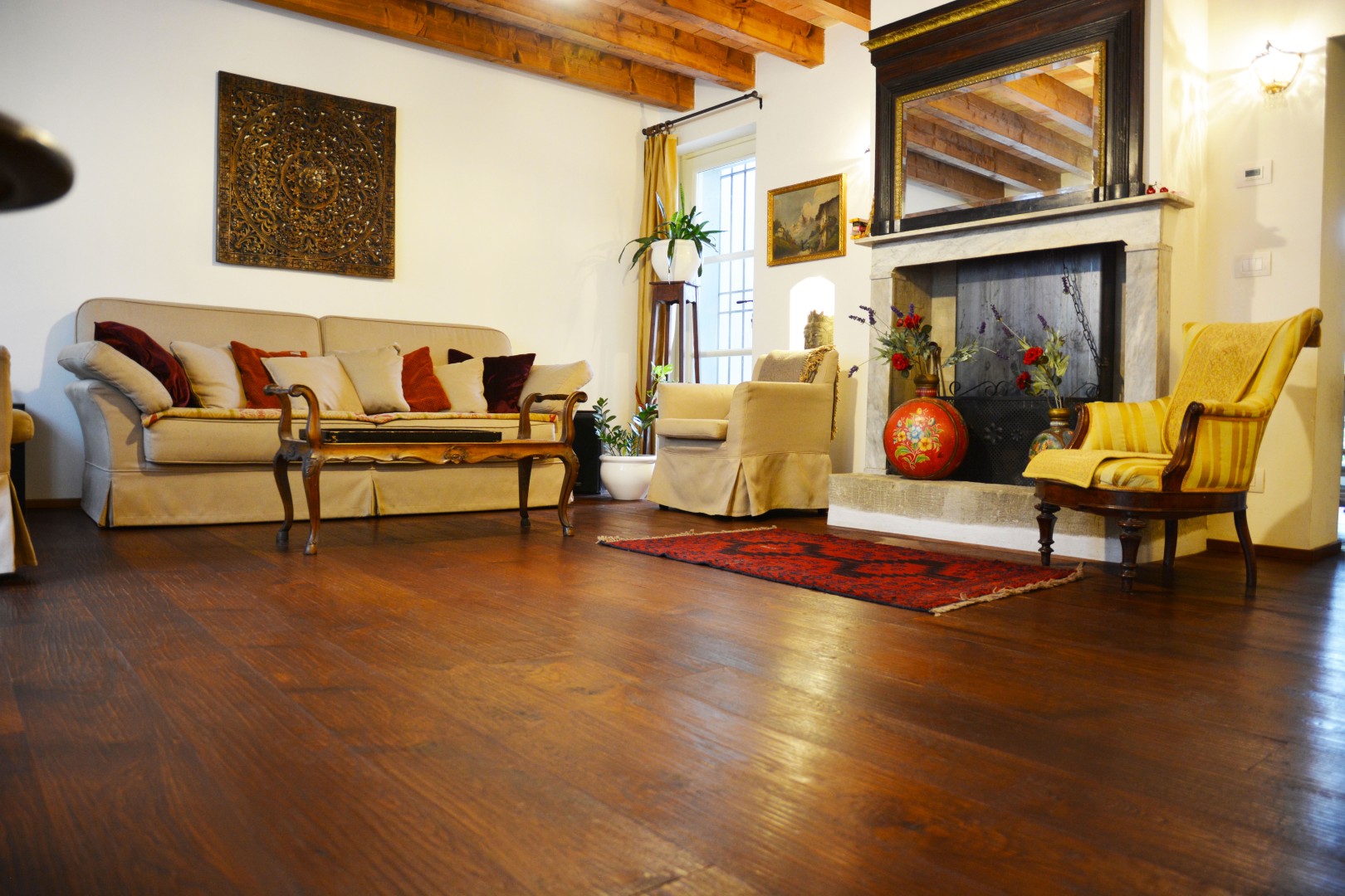 Teak in filanda